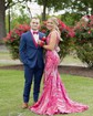 Mermaid V-neck Backless Sparkly Sequin Prom Dresses
