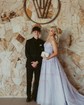 Ball Gown Scoop Neck Tulle Prom Dresses With Appliques