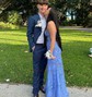 Sheath/Column Strapless Tulle Corset Prom Dresses With Appliques
