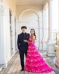 Princess Off-the-shoulder Sequin Tiered Prom Dresses