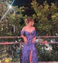 Sheath/Column Off-the-shoulder Sequin Tiered Prom Dresses