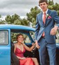 Black Mermaid V-neck Jersey Beaded Prom Dresses