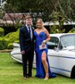 Black Mermaid V-neck Jersey Beaded Prom Dresses