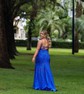 Black Mermaid V-neck Jersey Beaded Prom Dresses