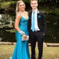 Mermaid V-neck Jersey Beaded Prom Dresses With Ruched