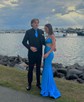 Mermaid V-neck Jersey Cut Out Beaded Prom Dresses
