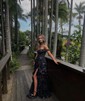 Ball Gown Off-the-shoulder Tulle Tiered Prom Dresses With Appliques