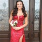 Sheath/Column V-neck Sparkly Sequin Prom Dresses