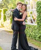 Mermaid V-neck Jersey Corset Beaded Prom Dresses