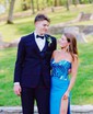 Mermaid Strapless Stretch Crepe Corset Prom Dresses With Beading