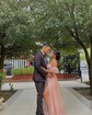 Ball Gown Strapless Tulle Prom Dresses With Appliques