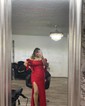 Mermaid Off-the-shoulder Jersey Prom Dresses With Ruched