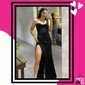 Mermaid Cowl Neck Satin Corset Prom Dresses With Ruched