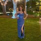 Sheath/Column Cowl Neck Glitter Corset Prom Dresses With Ruched