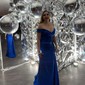 Mermaid Off-the-shoulder Glitter Prom Dresses With Ruched