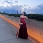 A-line Cowl Neck Tulle Prom Dresses With Ruched