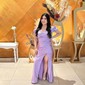 Sheath/Column Off-the-shoulder Satin Prom Dresses With Ruched