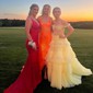 Mermaid V-neck Jersey Backless Beaded Prom Dresses