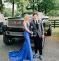 Mermaid V-neck Jersey Backless Beaded Prom Dresses