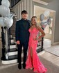 Mermaid V-neck Sparkly Sequin Prom Dresses