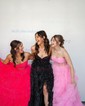 Ball Gown Strapless Tulle Ruffle Tiered Prom Dresses