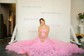 Ball Gown Strapless Tulle Ruffle Tiered Prom Dresses
