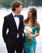 Mermaid Off-the-shoulder Sparkly Sequin Prom Dresses With Ruched