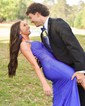 Black Mermaid V-neck Jersey Beaded Prom Dresses