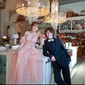 Ball Gown Strapless Tulle Prom Dresses With Appliques