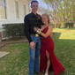 Sheath/Column Cowl Neck Glitter Prom Dresses With Ruched
