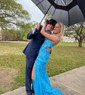 Mermaid V-neck Sparkly Sequin Prom Dresses