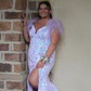 Mermaid Off-the-shoulder Sparkly Sequin Prom Dresses With Feather