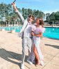 Mermaid Off-the-shoulder Sparkly Sequin Prom Dresses With Feather