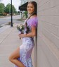 Mermaid Off-the-shoulder Sparkly Sequin Prom Dresses With Feather