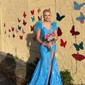 Mermaid Off-the-shoulder Sparkly Sequin Prom Dresses With Feather