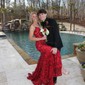 Mermaid V-neck Sparkly Sequin Prom Dresses