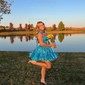Unique Gold Skater Organza Ruffle Homecoming Dresses