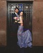 Mermaid V-neck Backless Sparkly Sequin Prom Dresses