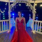 Ball Gown V-neck Tulle Prom Dresses With Ruched