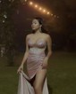 Mermaid Strapless Sparkly Sequin Prom Dresses With Ruched
