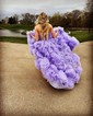 Princess Off-the-shoulder Tulle Ruffle Tiered Prom Dresses