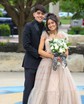 Ball Gown Sweetheart Tulle Ruffle Prom Dresses With Ruched