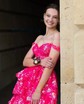 Ball Gown Off-the-shoulder Sequin Tiered Prom Dresses