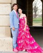Ball Gown Off-the-shoulder Sequin Tiered Prom Dresses