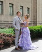 Ball Gown Off-the-shoulder Sequin Tiered Prom Dresses