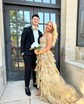 Ball Gown Off-the-shoulder Sequin Tiered Prom Dresses