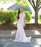 Mermaid V-neck Backless Sparkly Sequin Prom Dresses