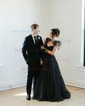 Ball Gown Sweetheart Tulle Ruffle Prom Dresses With Ruched