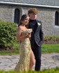 Mermaid Off-the-shoulder Sparkly Sequin Prom Dresses With Appliques