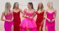 Mermaid Strapless Ruched Jersey Prom Dresses With Beading